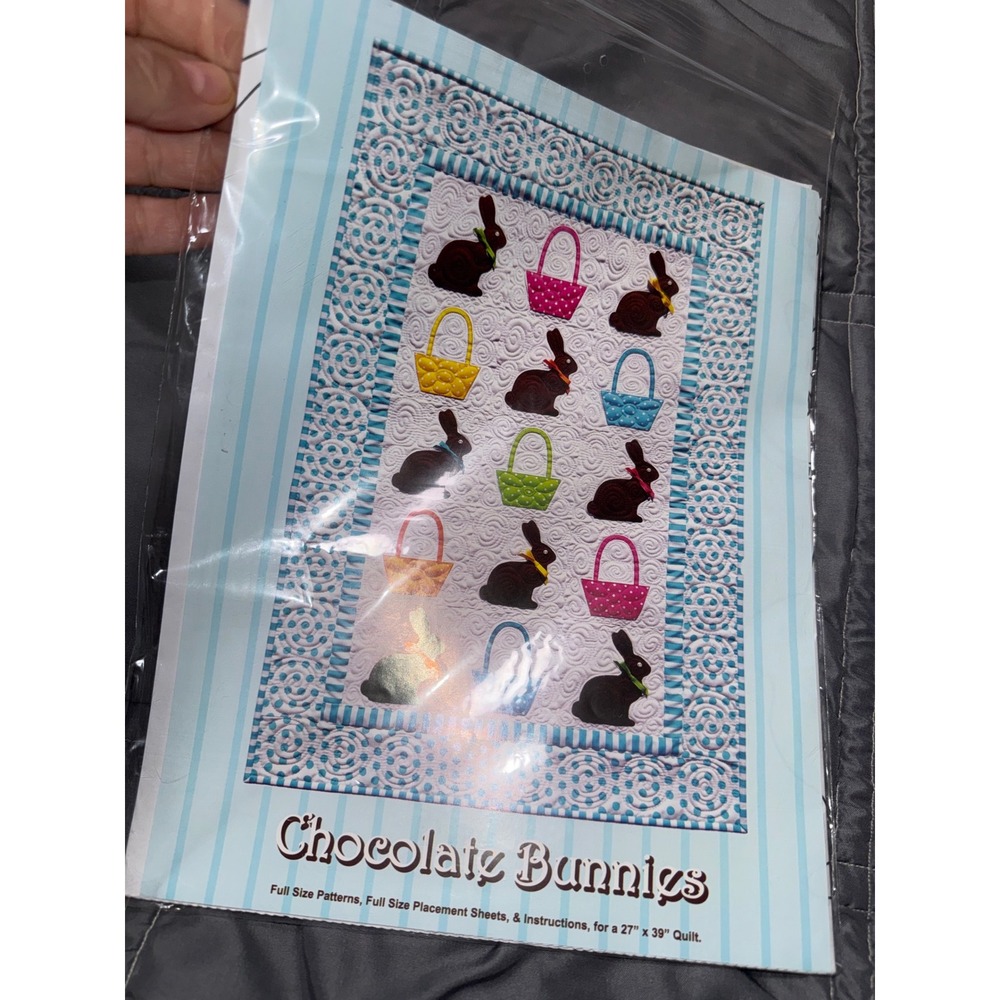 Amy Bradley Designs Chocolate Bunnies Quilt Pattern ABD274 Easter Bunny 27x39